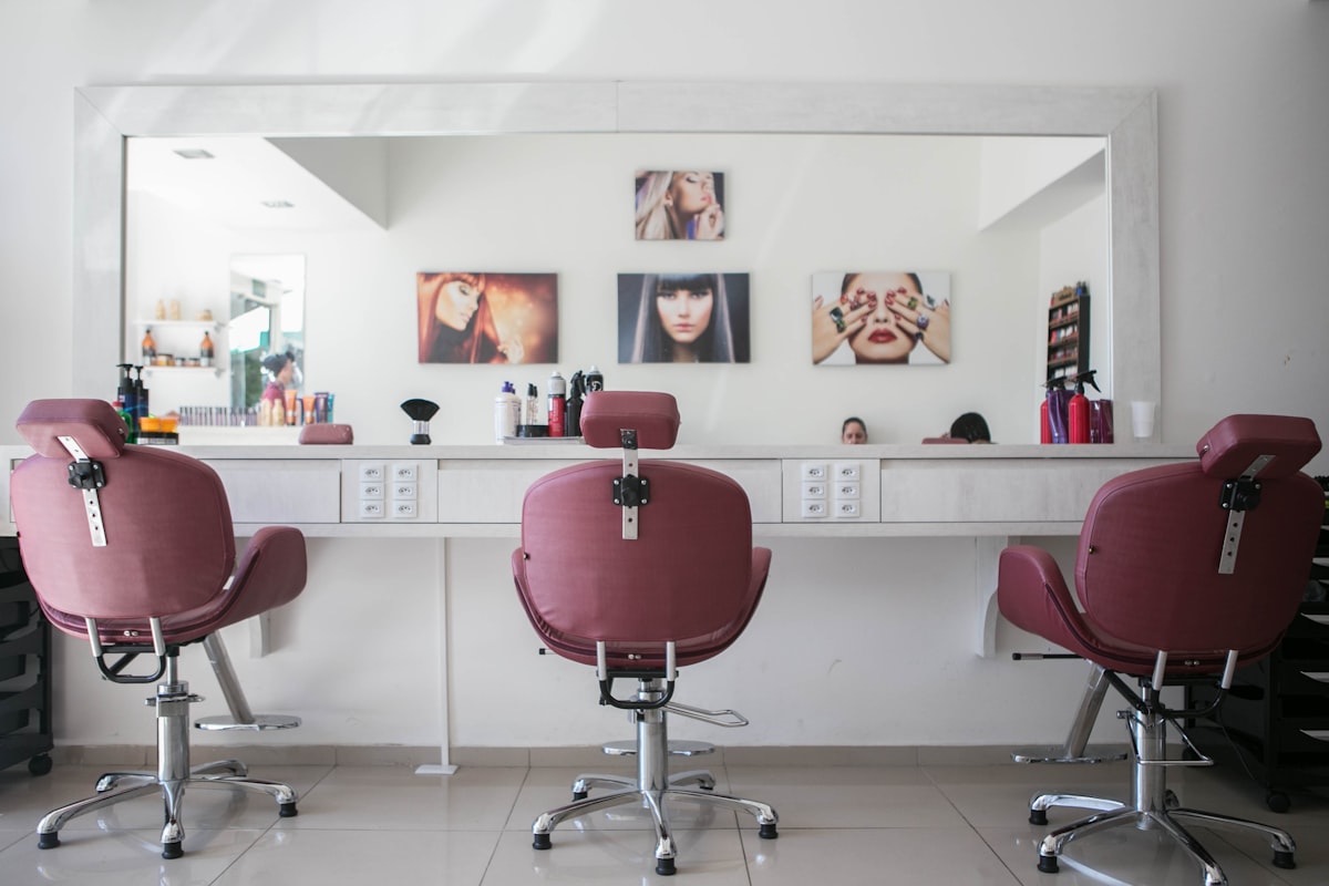 Stylist working